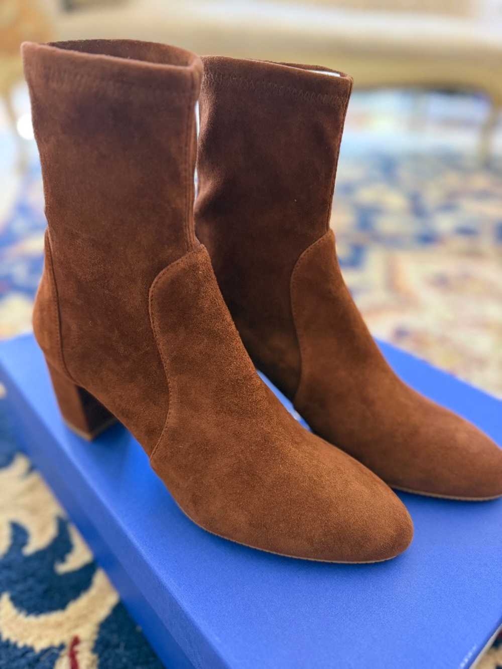 Yuliana 60 Deep Coffee Suede